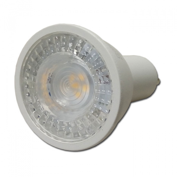Ampolleta led MR16 4,7W GU10 luz blanca 370lm 110° 15000hr Globaltronics