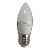 Ampolleta led vela 6W E27 luz cálida 470lm 240° 15000hr Globaltronics