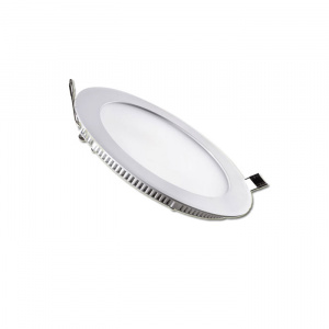 Foco embutido led slim redondo 12W 3000K 780lm 30000hr Globaltronics