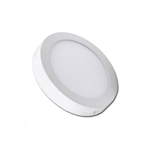 Foco sobrepuesto led slim redondo 12W 3000K 780lm Globaltronics