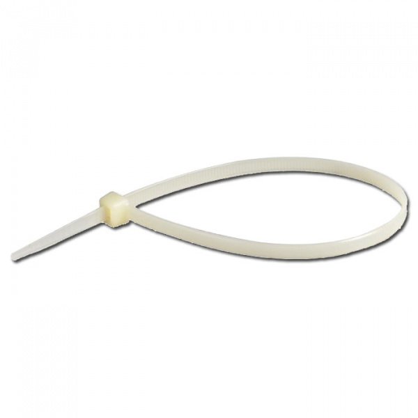 Amarra plástica blanca 7,6 mm x 370 mm Globaltronics